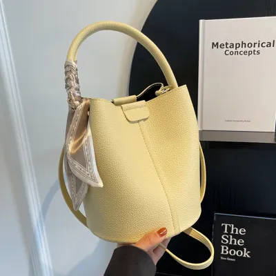 Leather Bucket Bag